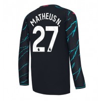 Fotballdrakt Herre Manchester City Matheus Nunes #27 Tredjedrakt 2023-24 Langermet